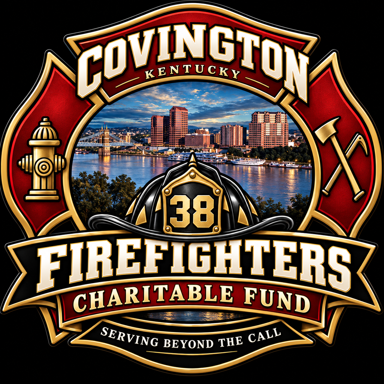 Covington Firefighters Charitable Fund emblem