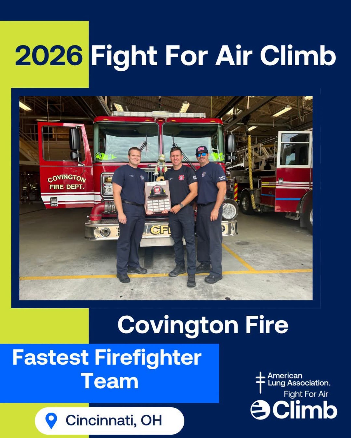 Covington firefighters participating in community activities, photo 1