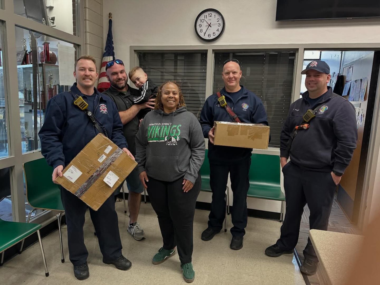 Covington firefighters participating in community activities, photo 3